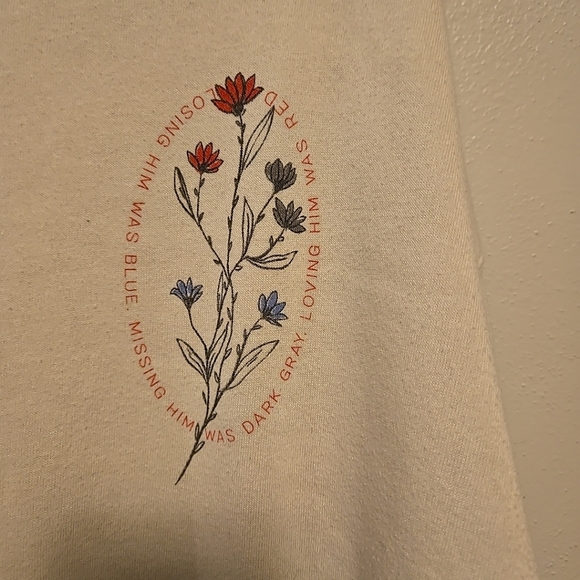 Taylor Swift Red Era Loving Him Was Red Sweatshirt 2X - Picture 4 of 6